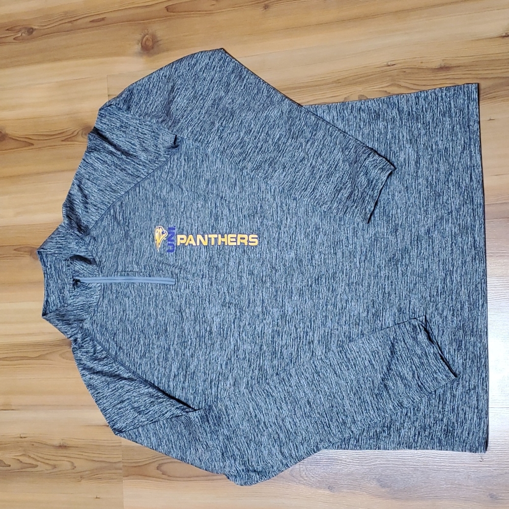 Under Armour, University of Northern Iowa, 3/4 Zip long sleeve shirt. Size XL.